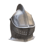 Gothic Knight Helmet Silver