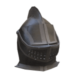 Gothic Knight Helmet Silver