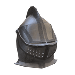 Gothic Knight Helmet Silver