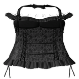 † gothic lace off shoulder doll dress