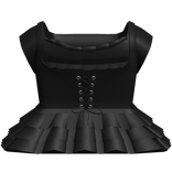 Gothic Laced Dress in Black