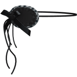 Gothic Lolita Eyepatch Ribbon Emo Black