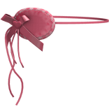 Gothic Lolita Eyepatch Ribbon Emo Pink