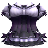 Gothic Maid Corset Dress Purple