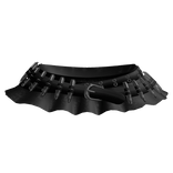 gothic mini skirt w bullet belt layered 3.0 black