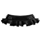 gothic mini skirt w emo studs & belts 3.0 - black