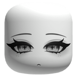 Gothic Monochrome Face - White