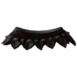 gothic petal mini skirt ( 3.0 dark red )