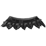 gothic petal mini skirt ( 3.0 grey )