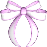 Gothic Pink and White Hair Lace Bow