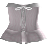 gothic pinstripe vampire corset dress pink