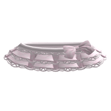 gothic plaid mini skirt pink n white