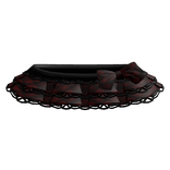 gothic plaid mini skirt red n black