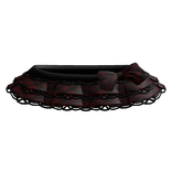 gothic plaid mini skirt red n black