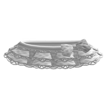 gothic plaid mini skirt white