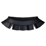 ┊♰ ꒱ gothic pleated mini skirt  3.0 ꒰navy blue꒱ 