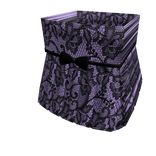 gothic purple floral ruffled dress 3.0