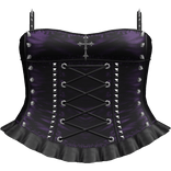 Gothic Purple Spiky Cross Dress