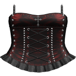 Gothic Red Spiky Cross Dress