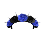 ✨Gothic Roses Stud Headband-Blue