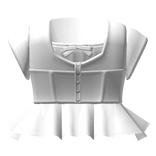 ┊♰ ꒱ gothic ruffle dress 3.0 ꒰white꒱