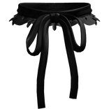 ┊♡꒱ gothic ruffle lace choker ꒰black꒱