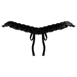 ┊♡꒱ gothic ruffle lace shoulder sleeve ꒰black꒱