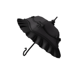 gothic ruffle parasol (black)