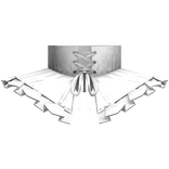 gothic ruffled lace bow choker white