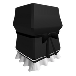 Gothic Ruffled Sleeve with Arm Bow (Black) L