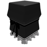 Gothic Ruffled Sleeve with Arm Bow (Black) R