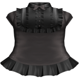 🖤 gothic ruffled victorian dress in brown & black
