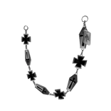 Gothic Silver Cross Waist Chain [R6/Right]