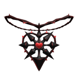 Gothic Vampire Heart Pendant