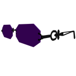Gothic Vampire Sunglasses | Purple
