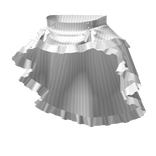 gothic victorian bustle skirt 3.0 white