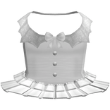 ♰ Gothic White Bat Wing Dress