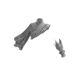 Gothic White Ruffle Arm Warmers