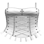 Gothic White Spiky Cross Dress