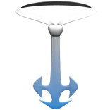 Gradient Cross Tie 1.0 (White + Blue