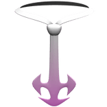 Gradient Cross Tie 1.0 (White + Pink)