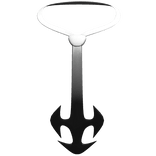 Gradient Cross Tie 3.0 (White + Black)