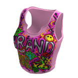 Graffity Tank Top Pink