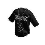 Graphic SVDDENLY T-Shirt Black w/ Cross Chain