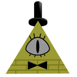 Gravity Falls - Bill Cipher Head [Book Of Bill]