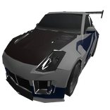 Gray And Blue Sports Car