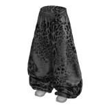 Gray Baggy Y2K Leopard Print Sweats