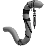 Gray Black Medic Nurse Cat Tail