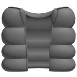gray cozy puffer vest