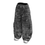Gray Denim Low Rise Y2K Baggy Jeans